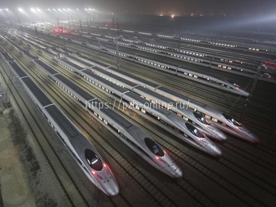 Скоростные беспилотные поезда в Китае