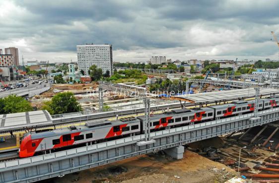 В Москве хорошо развита железнодорожная сеть